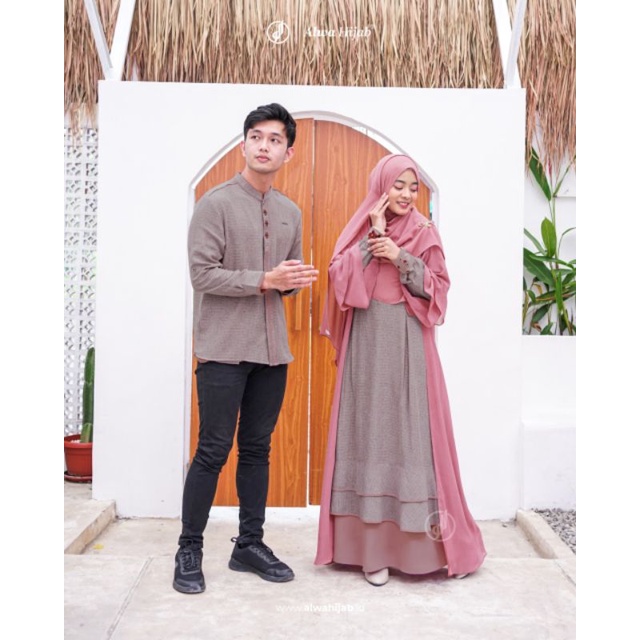 Sarimbit El Rayya & Gamis Lyra by Alwa hijab best seller