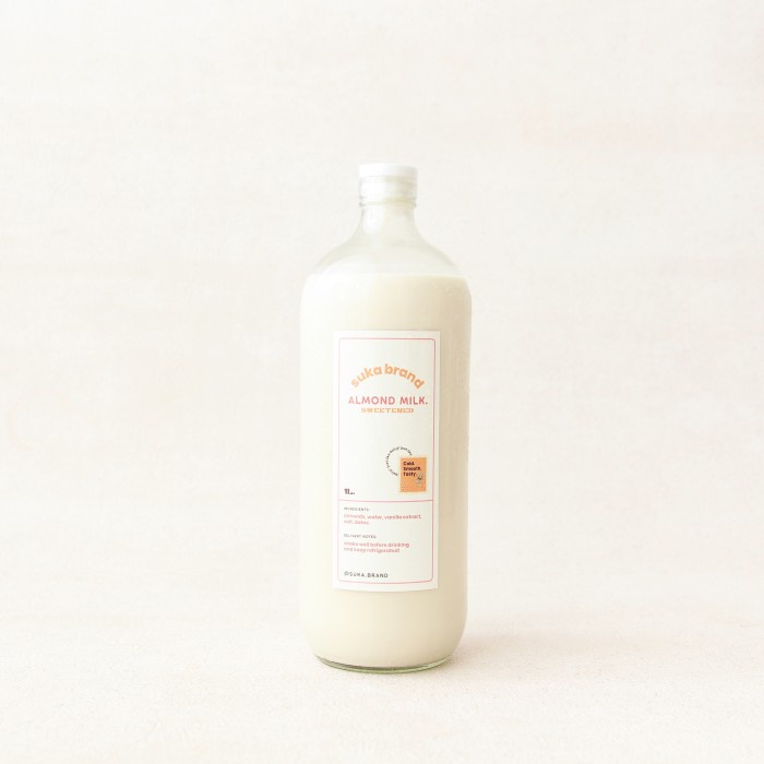 

[NEW] Almond Milk 1Liter - Pilih Rasa di Varian - Sweetened