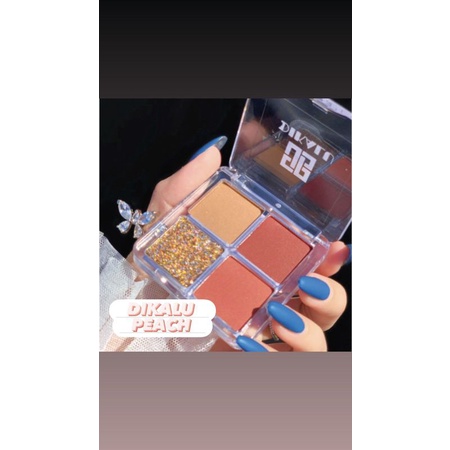 ❤️Miss.Vinka❤️DIKALU / AMY'S DIARY 4 COLOUR EYESHADOW MINI MULTI EYE COLOR PALETTE