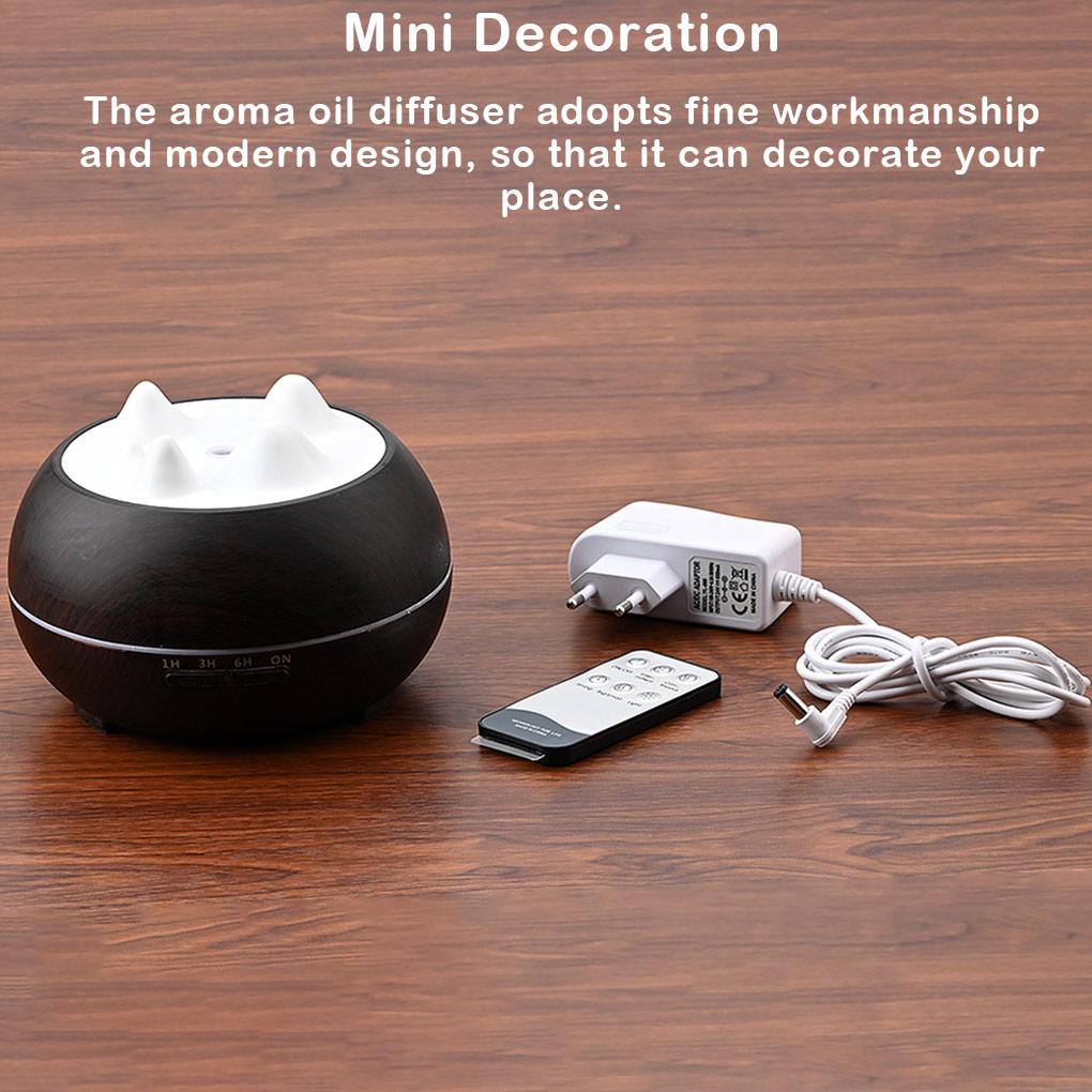 Humidifier Udara Dengan Lampu Malam Lampu Modern Mist Maker Aroma Diffuser Minyak Untuk Santai Hias Hidrasi Senyap Fogger Kamar Tidur