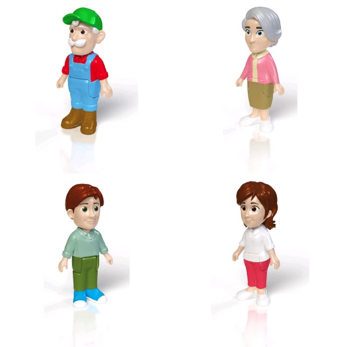 Boneka Cocomelon 8 Figure Pack Family Kids Parents And Pet Doll #Original