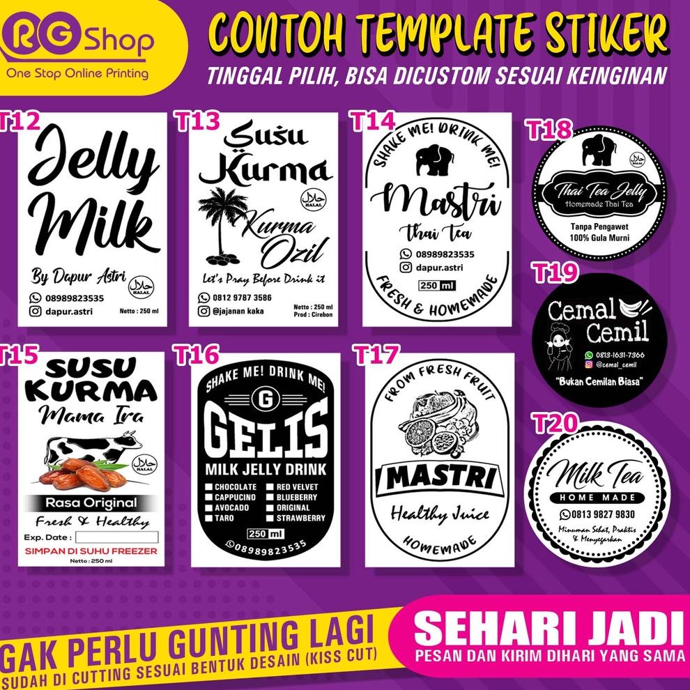 

[PRODUK SWE0O] CETAK STIKER LABEL PRODUK KEMASAN A3+. STIKER VINYL CUTTING GLOSSY/MATTE YAI