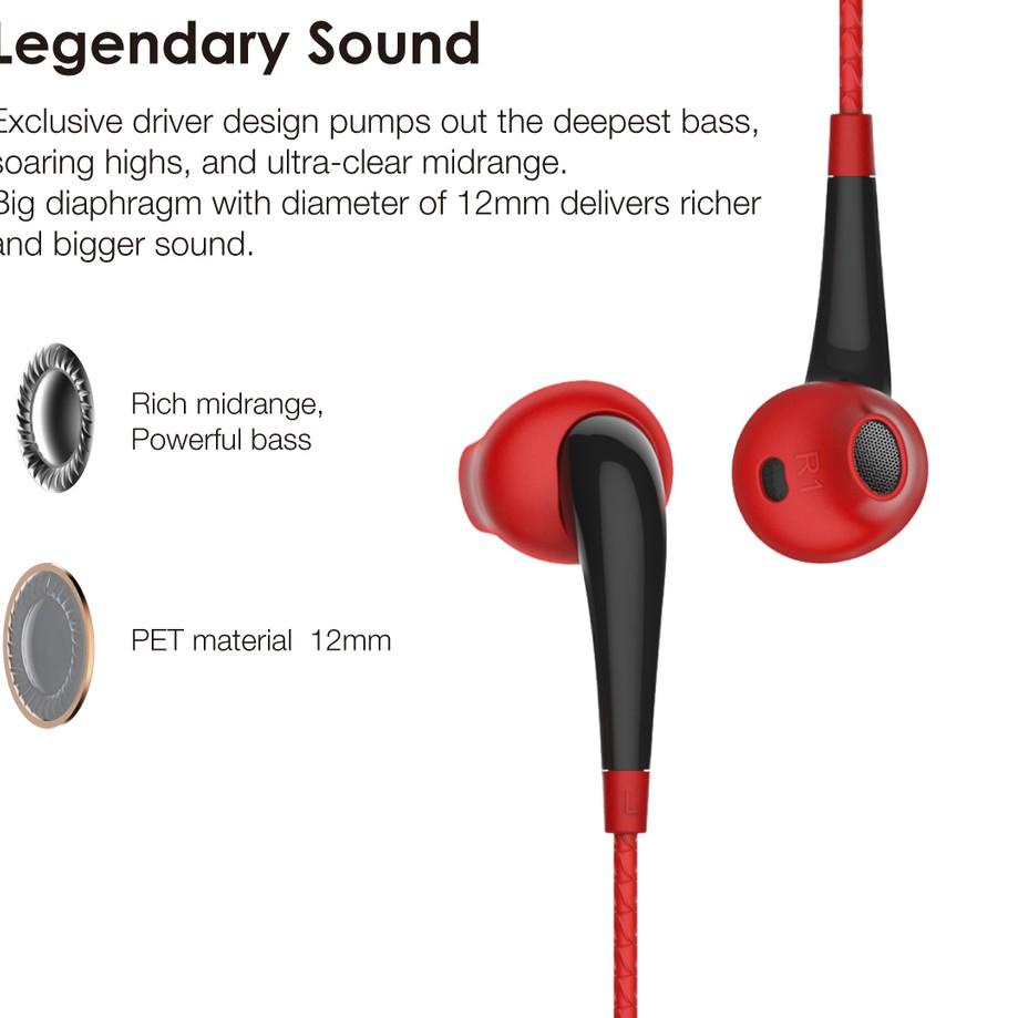 Harga TERMURAAH.. 2pcs Oraimo Headset / In-Ear Earphone / Handsfree dengan Mic Universal 3.5mm IOS/A