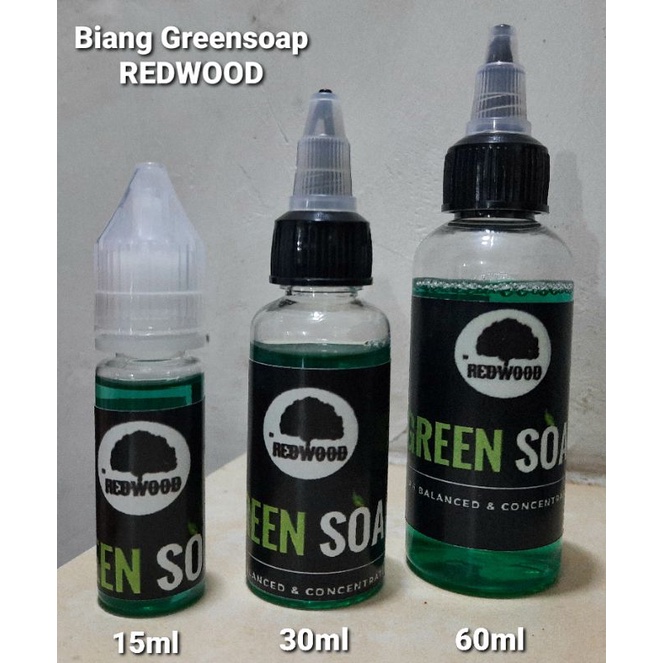 Biang Greensoap REDWOOD Sabun tattoo tato varian 15/30/60ml