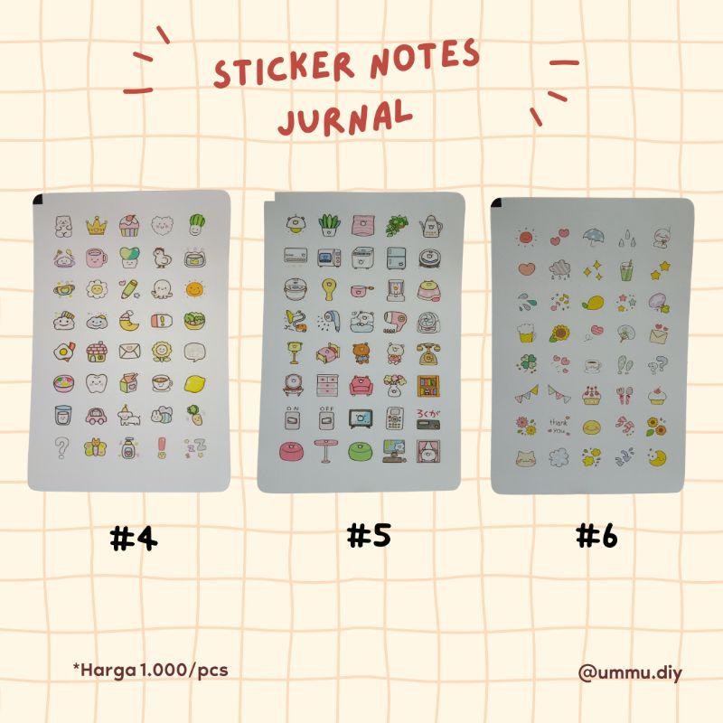 

(PART 10) Stiker pack/notes lucu/aesthetic