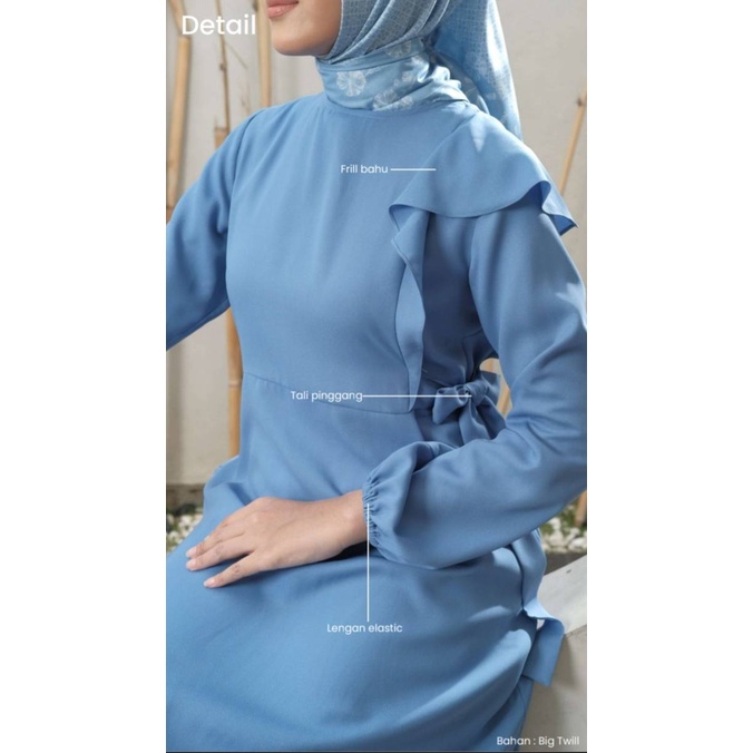 Zoya Gamis Muslim Wanita Aznia Dress