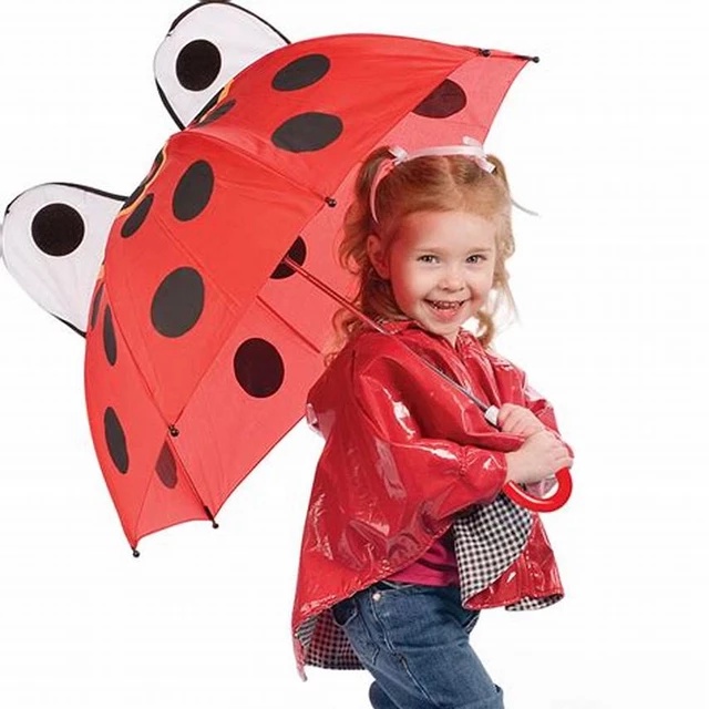 Payung Anak Kuping Tanduk Telinga Karakter Jumbo Besar Motif Karakter Kartun Animal Disney Princess Hello Kitty