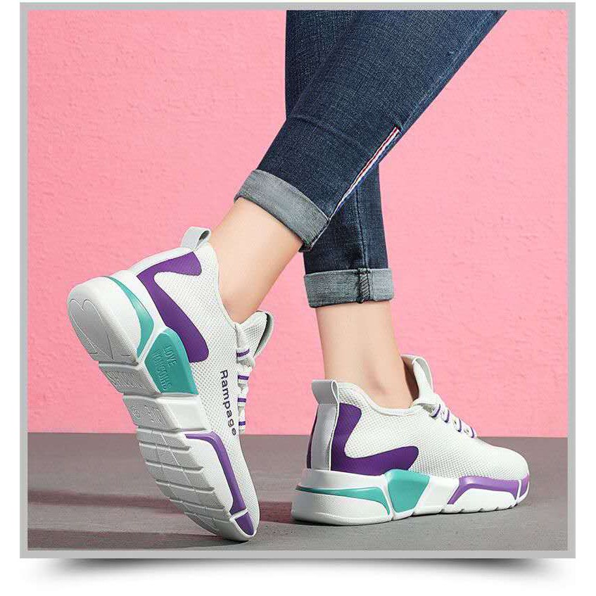 SHOEGALLERY LV0182 Sepatu Sport Wanita Import Sepatu Olahraga Wanita Rajut Rampage Korean Style