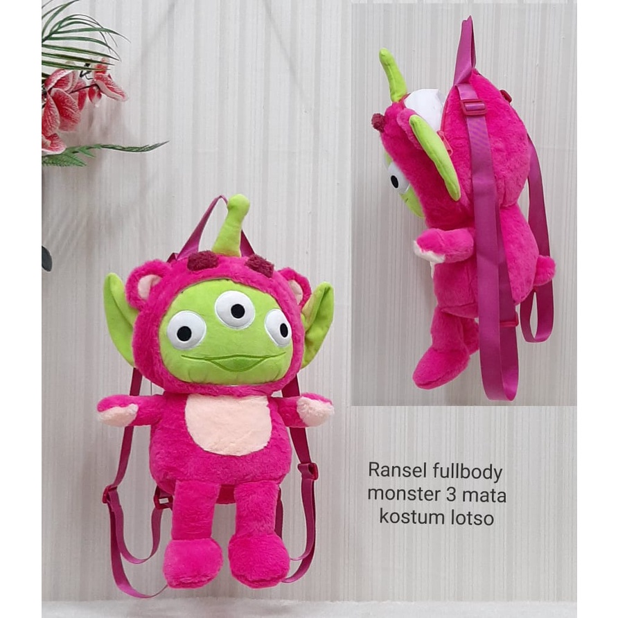Tas Ransel Pikachu Lotso Fullbody/Backpack Pokemon