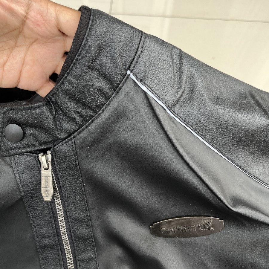 Jaket Kulit Motor Honda PCX Original AHM / Jaket Motor Kulit Touring