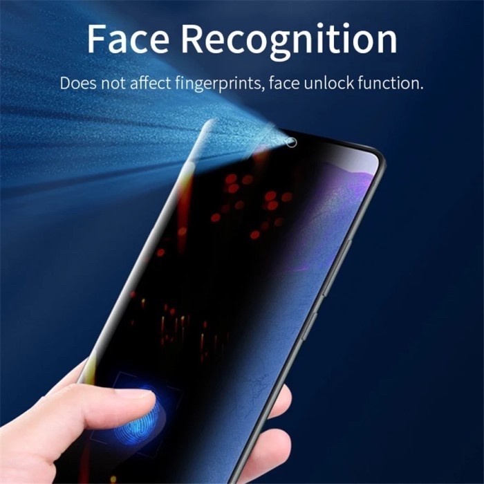 REDMI NOTE 9 / NOTE 9 PRO ANTI GORES HYDROGEL SPY PRIVACY SCREEN GUARD PROTECTOR PLASTIK JELLY LENTUR