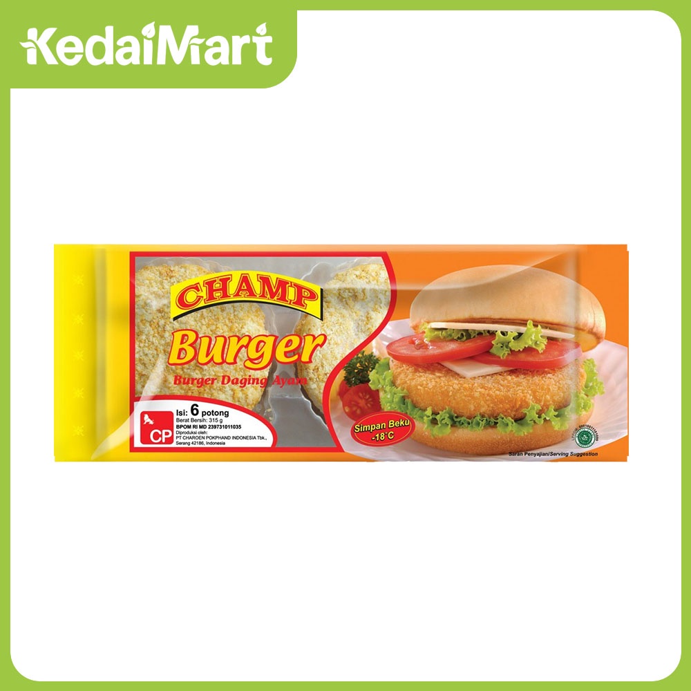 

Champ Burger Ayam 315 Gram