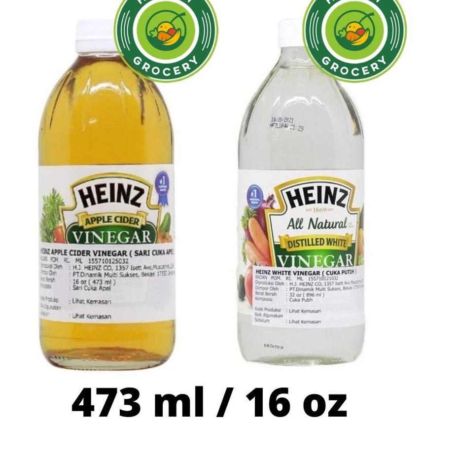

Diskon✔️Heinz Apple Cider Vinegar 16oz / White Vinegar 16oz / Cuka Apel / Cuka Putih 473ml|KD1