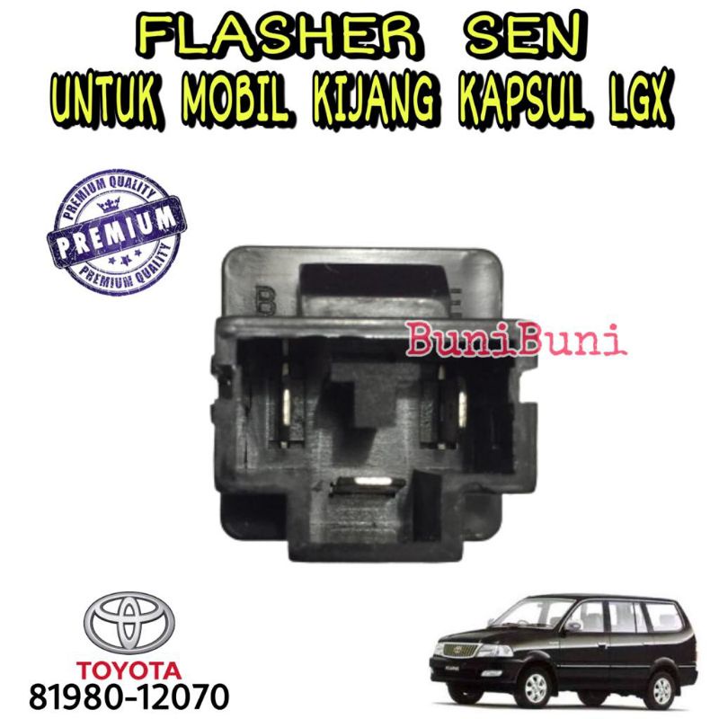 FLASHER / Flaser Otomatis Sen Untuk Mobil Toyota KIJANG KAPSUL LGX 7K / EFI