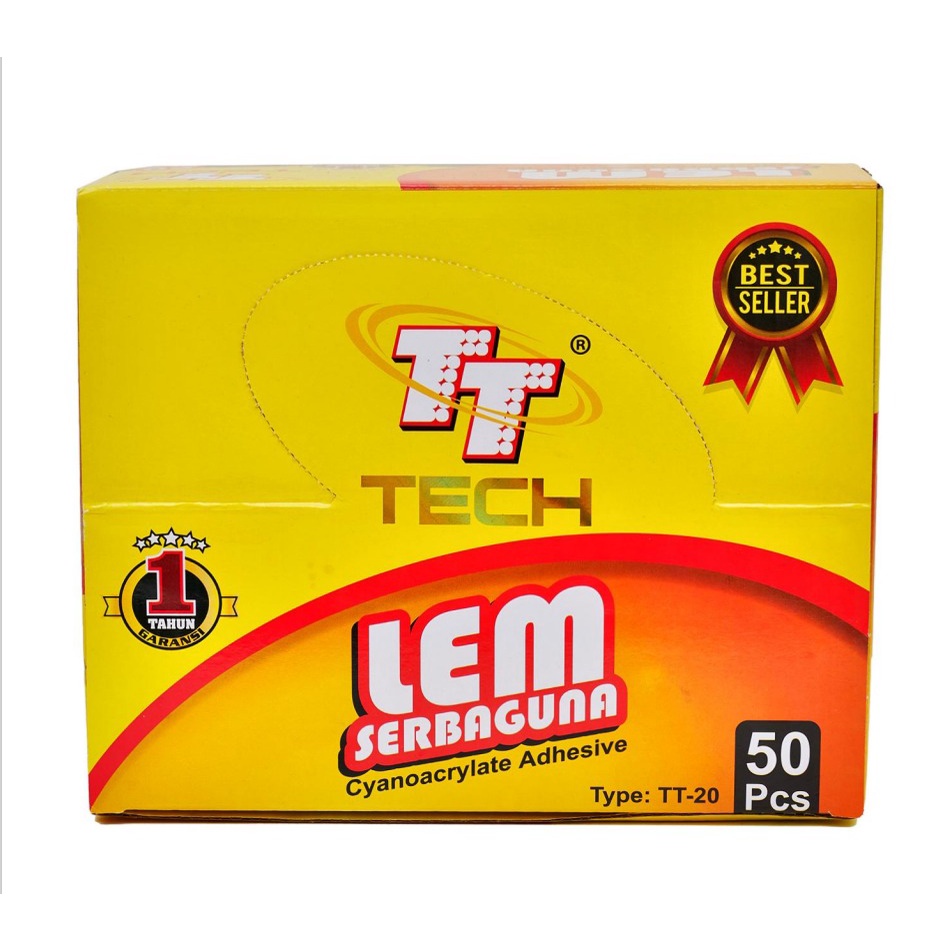 Lem merek TT terkenal Indonesia (produk lokal  cahaya produk dalam negeri), lem serbaguna, lem korea, lem cepat kering asli 20gr, kualitas tinggi dan harga murah