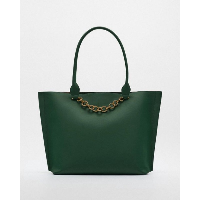 ZRA TOTE BAG WITH CHAIN