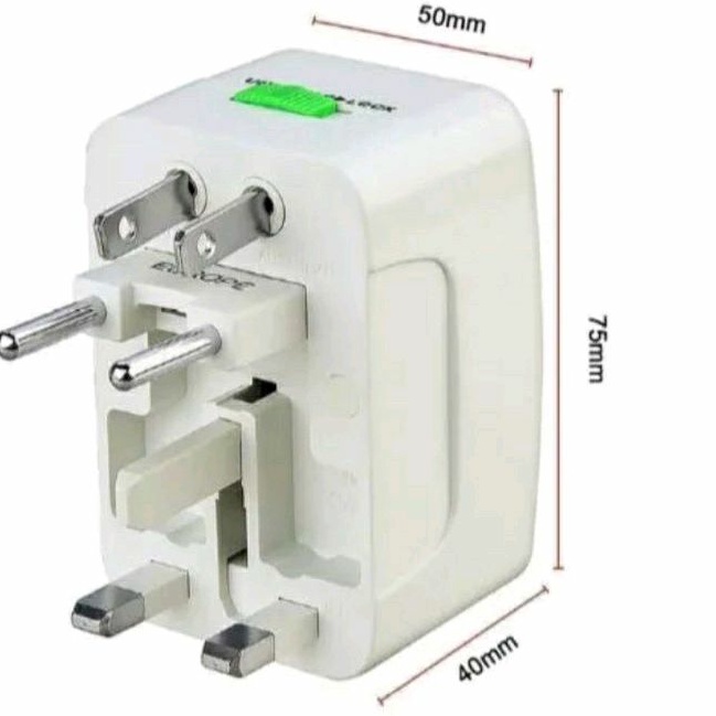 Universal Travel Adaptor/Colokan Steker Listrik/Colokan Serbaguna/ Multi International