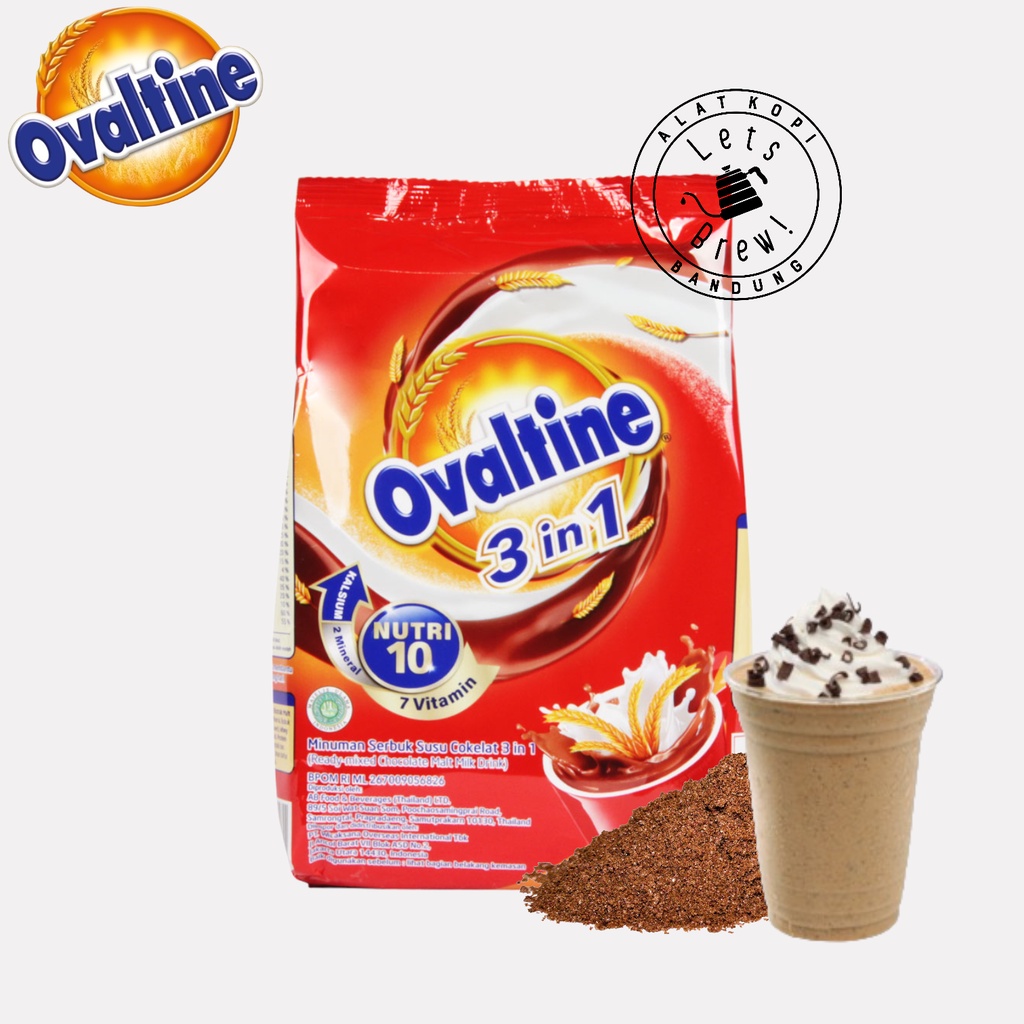 

Ovaltine Chocolate Malt Classic Milk Powder / Susu Coklat Bubuk 3in1