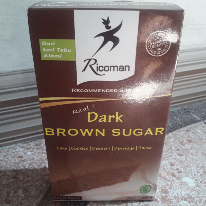 

Ricoman Dark Brown Sugar 500gr