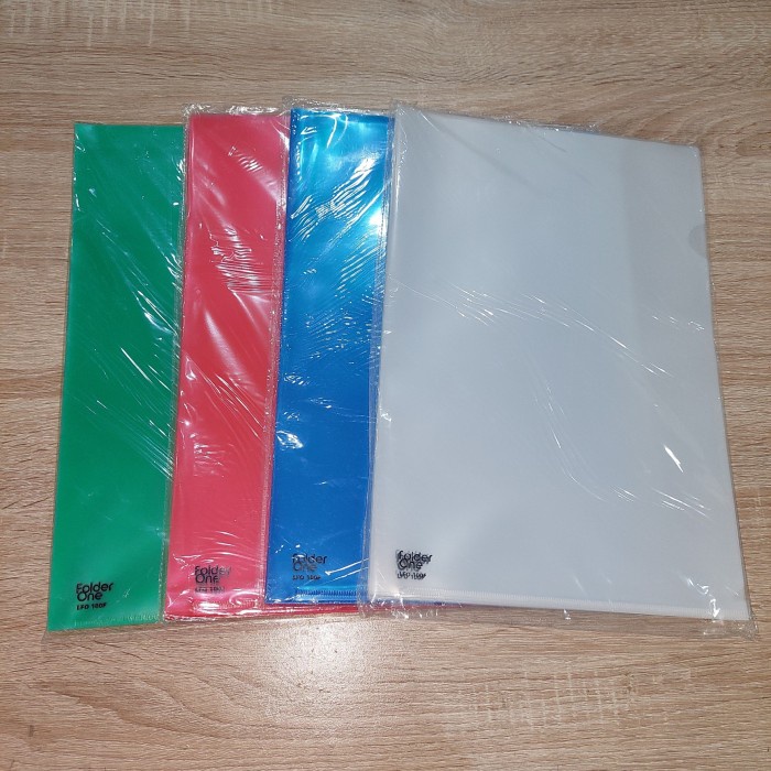 

Holder Map L F4 Folder One (1 Lusin) / Map Transparant F4 Folderone