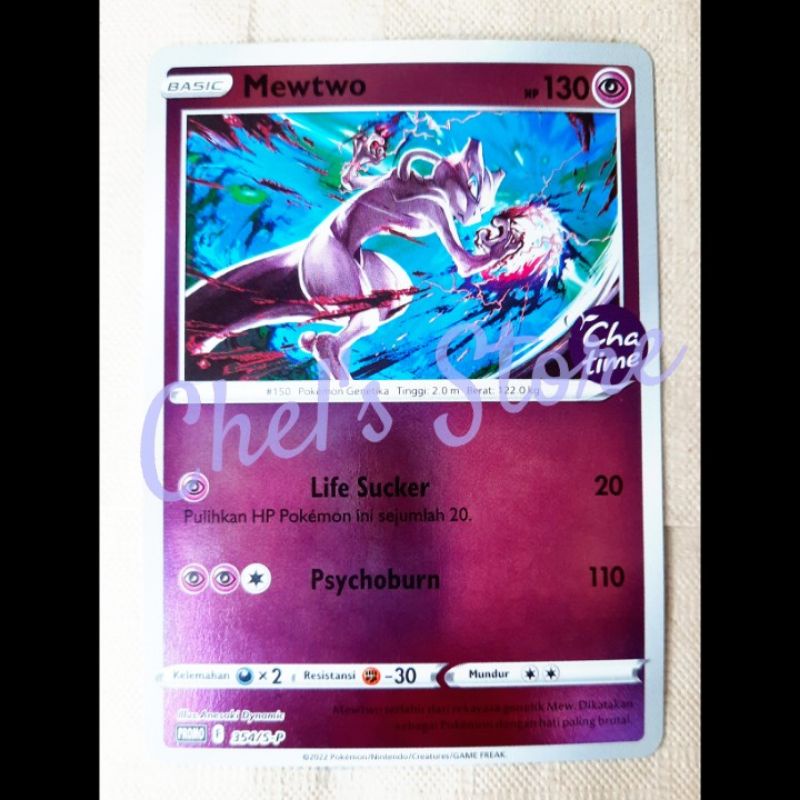 Kartu Pokemon Mewtwo TCG ORI 1000% Bahasa Indonesia