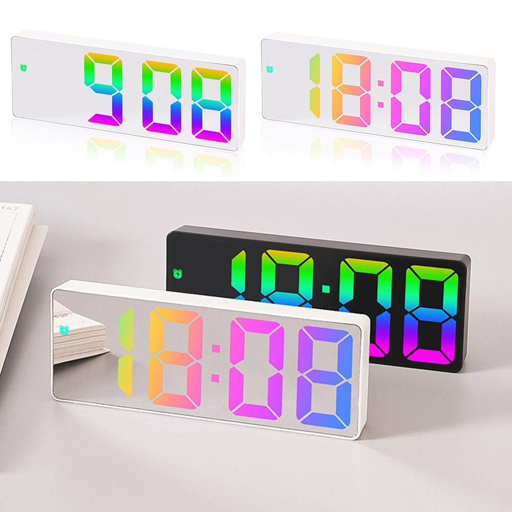 Preva Jam Weker Digital Meja Waktu Samping Tempat Tidur LED Display