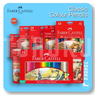 [Lengkap] Faber-Castell Classic Color Pencils | 12-24-36-48