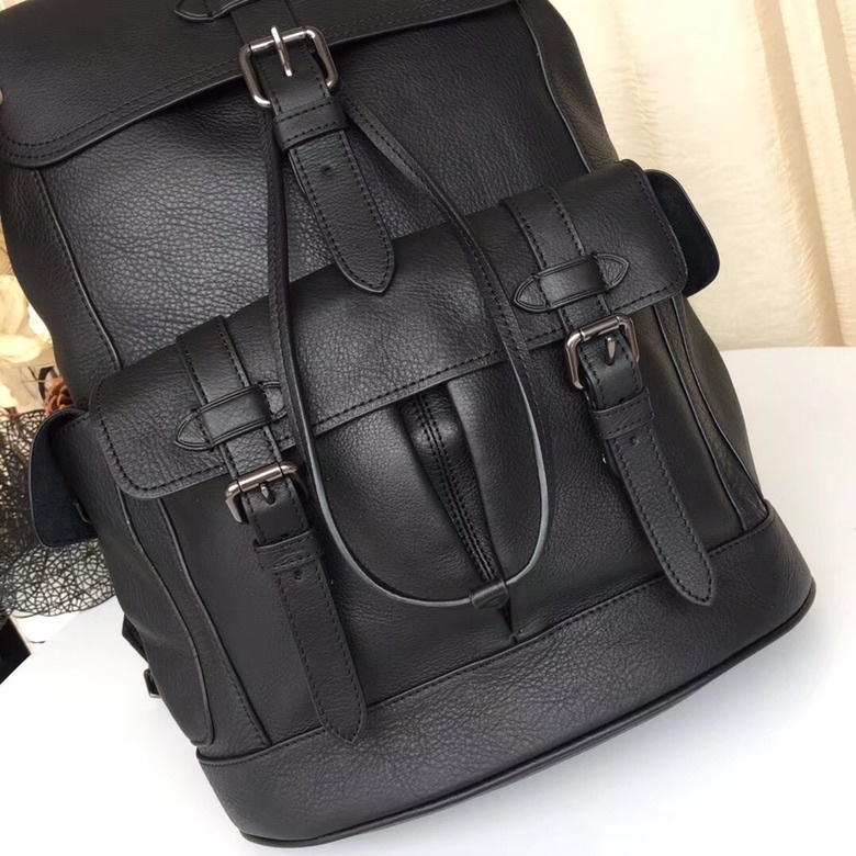 COACH 23202 Men's backpack Full head cowhide built-in zipper bag Multi functional bag for computer beibao