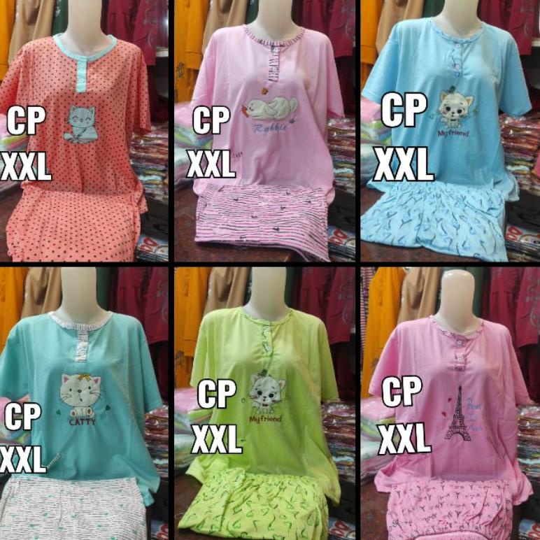 [COP.30De22ᵛ] baby doll celana panjang CP jumbo (XXXL) murah