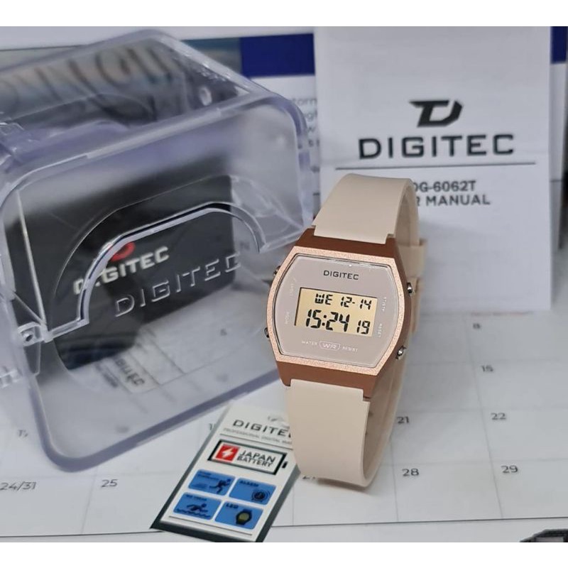 DIGITEC MDG 6062 JAM TANGAN WANITA CEWEK ORIGINAL DIGITEC DG 6062 TAHAN AIR