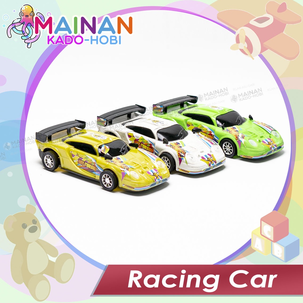 MAINAN ANAK COWOK DIECAST MOBIL BALAP MINIATUR RACING CAR