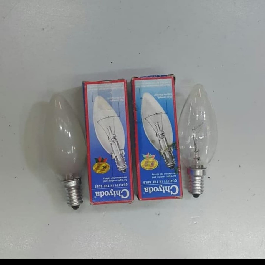 Lampu Candle Lilin Jantung E27 15W Merk Chiyoda