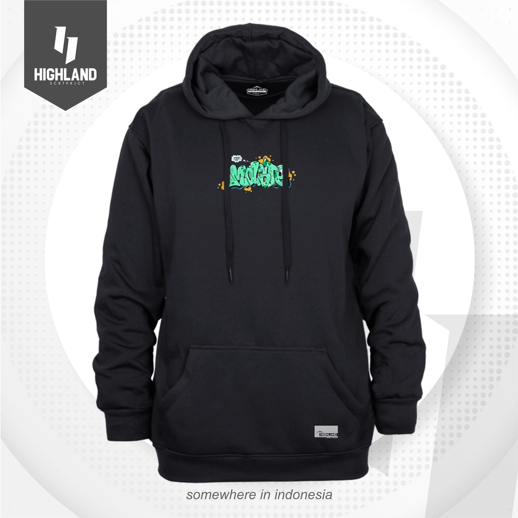 Hoodie Pria Wanita Sweater Graffity MOZSTE GRAFFITI - HIGHLAND