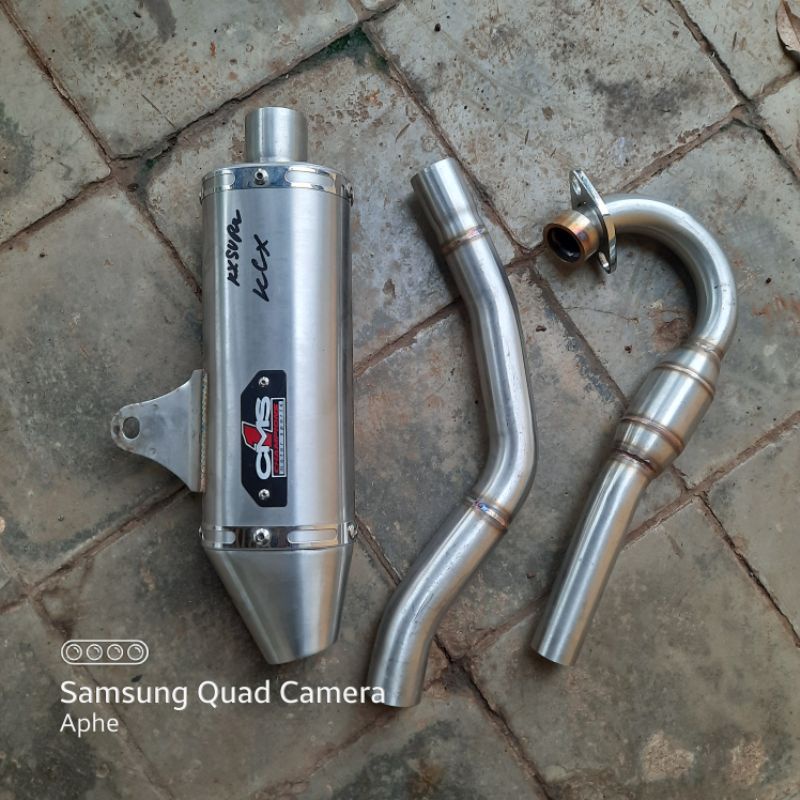 knalpot CMS 1 original klx 150 dtracker 150