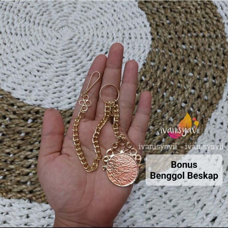 [Setelan] Beskap Hewes, Jarik + Blangkon Jogja | Motif Renget / Warna Lengkap