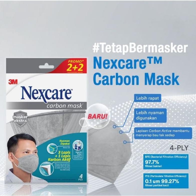 Terbaik Masker Nexcare Earloop Rejuvenate Box Isi 60 Pcs 