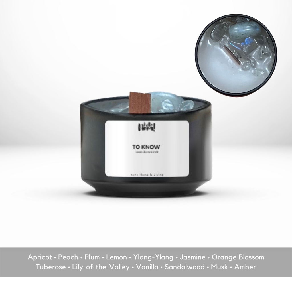 Crown Chakra Crystal Candle | To Know