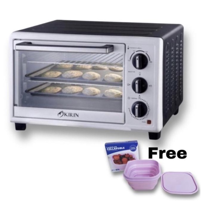 [ Kirin ] Oven Listrik KIRIN Toaster KBO 190 LW - Low Watt - 19 Liter