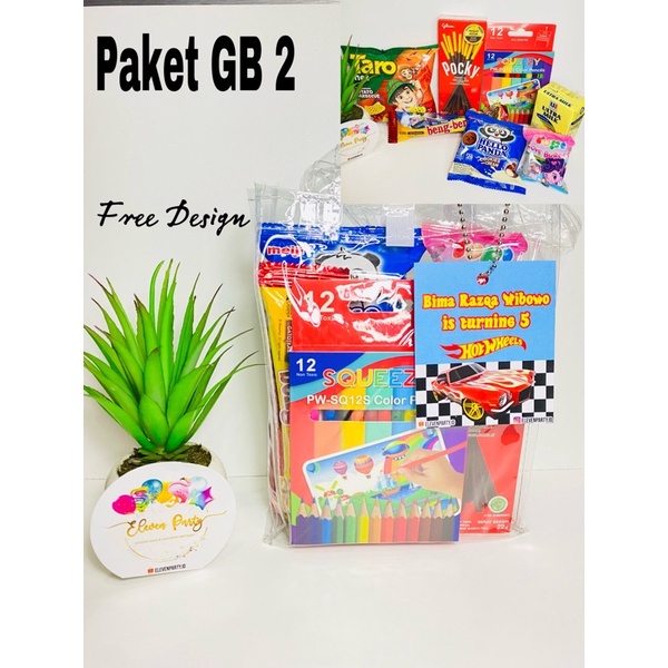 

Paket snack ulang tahun anak / souvenir ulang tahun / goodiebag ulang tahun GB 2