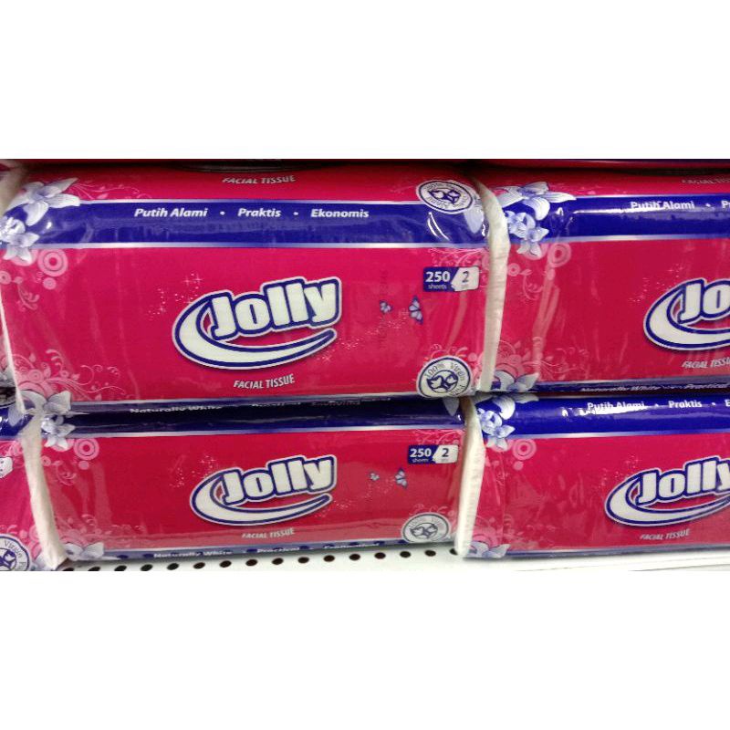 Tissue Jolly 250sheets / Jolly facial Soft 250 sheets /tissue wajah