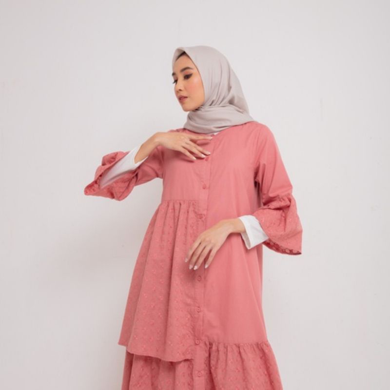 Dauky Midi Dress Textured