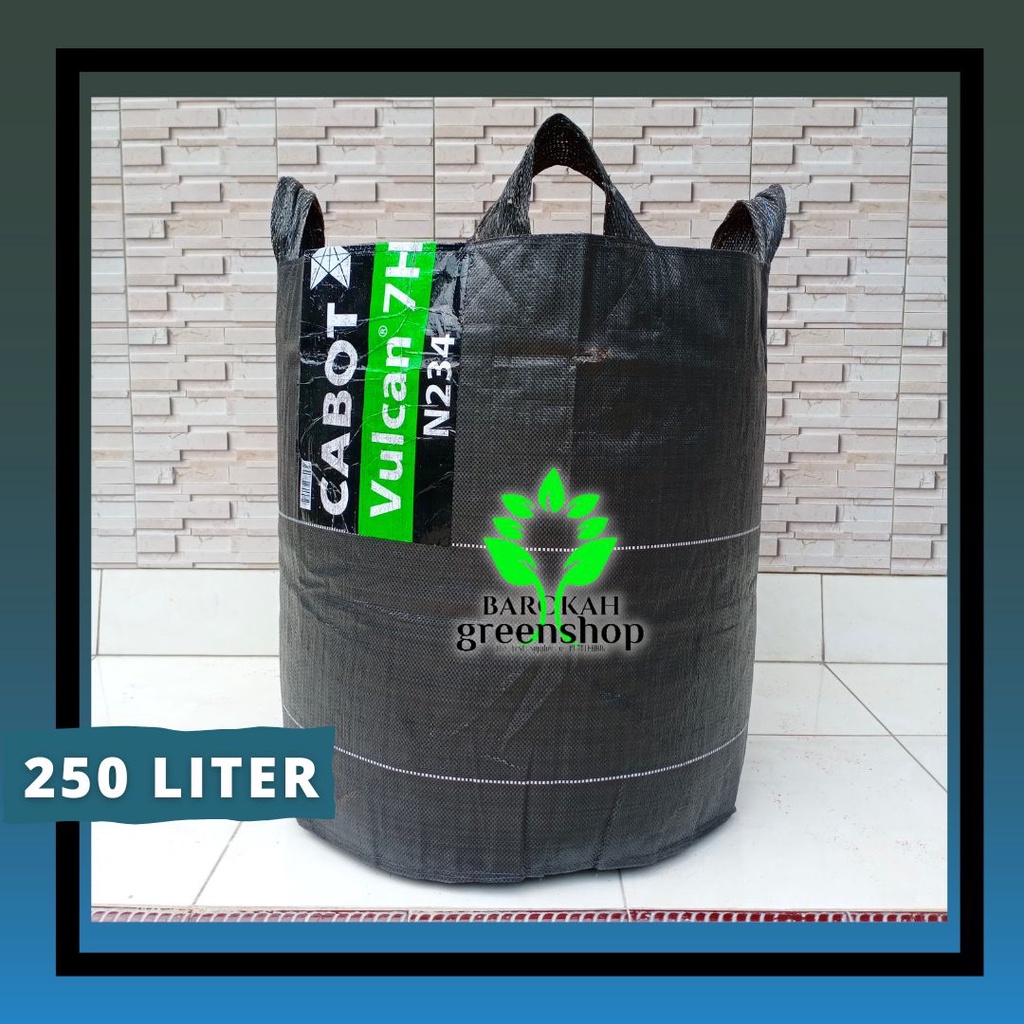 Planter bag 250 liter bulat - pot - media tanam