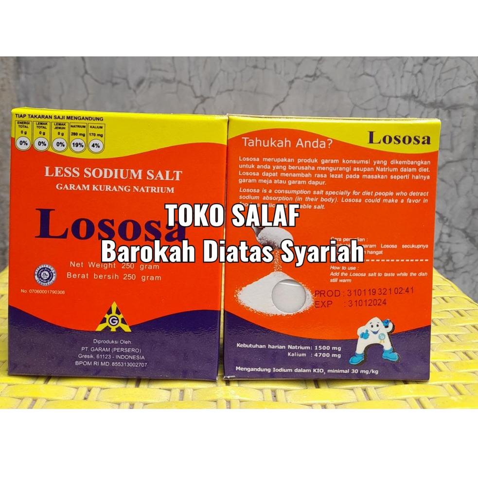 

ん Garam Lososa 250Gr - Garam Rendah Natrium - Garam Rendah Sodium - Garam Sehat Untuk Masak ↖