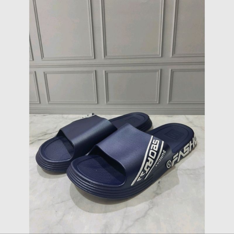 sandal slop pria seven star full karet sandal slide senyawa