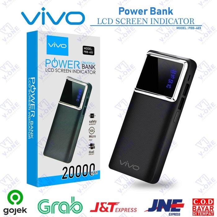 POWERBANK VIVO 20.000mah lcd screen indicator