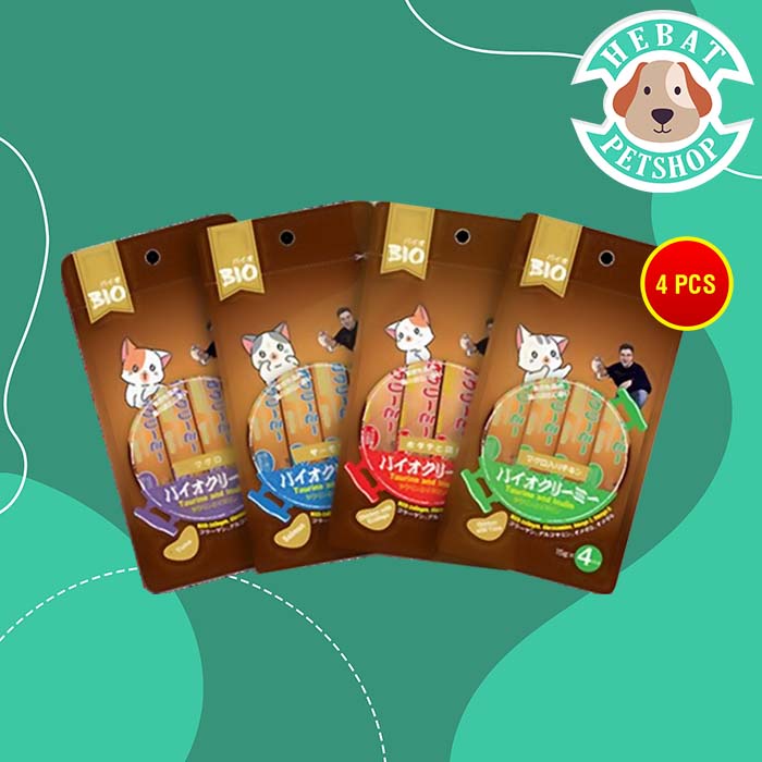 Snack Cemilan BIO Creamy makanan kucing