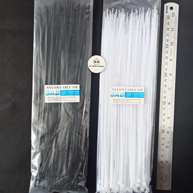 

Dasi Kabel / Pengikat Kabel / Kabel Tie / Cable Tie 30cm / 300mm cvraja44 Ayo Order