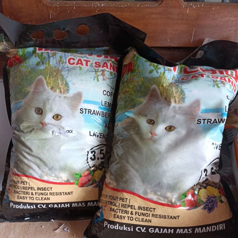 Pasir kucing harum mi chio