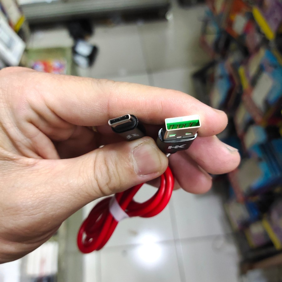 kabel data HK CA-D15 micro usb dan type c (lebar) Universal kabel charger android