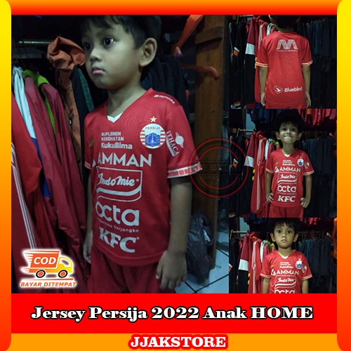 Jersey Persija 2022 Anak MERAH HOME Jersey Persija Jakarta Anak